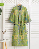 Cotton Double Gauze Japanese Kimono Robe
