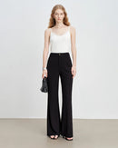 Ribbed Lace Trim Camisole