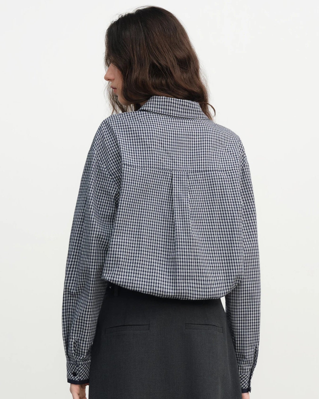 Collegiate Plaid Loose Shirt