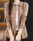 Basic Wool Shirt Cardigan