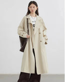 Belted Cotton Trench Coat Women's Outerwear
