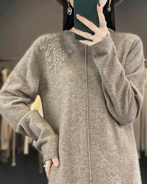 Wool Knitted Long Dress