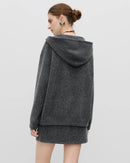 Faux Two-Piece Hooded Set