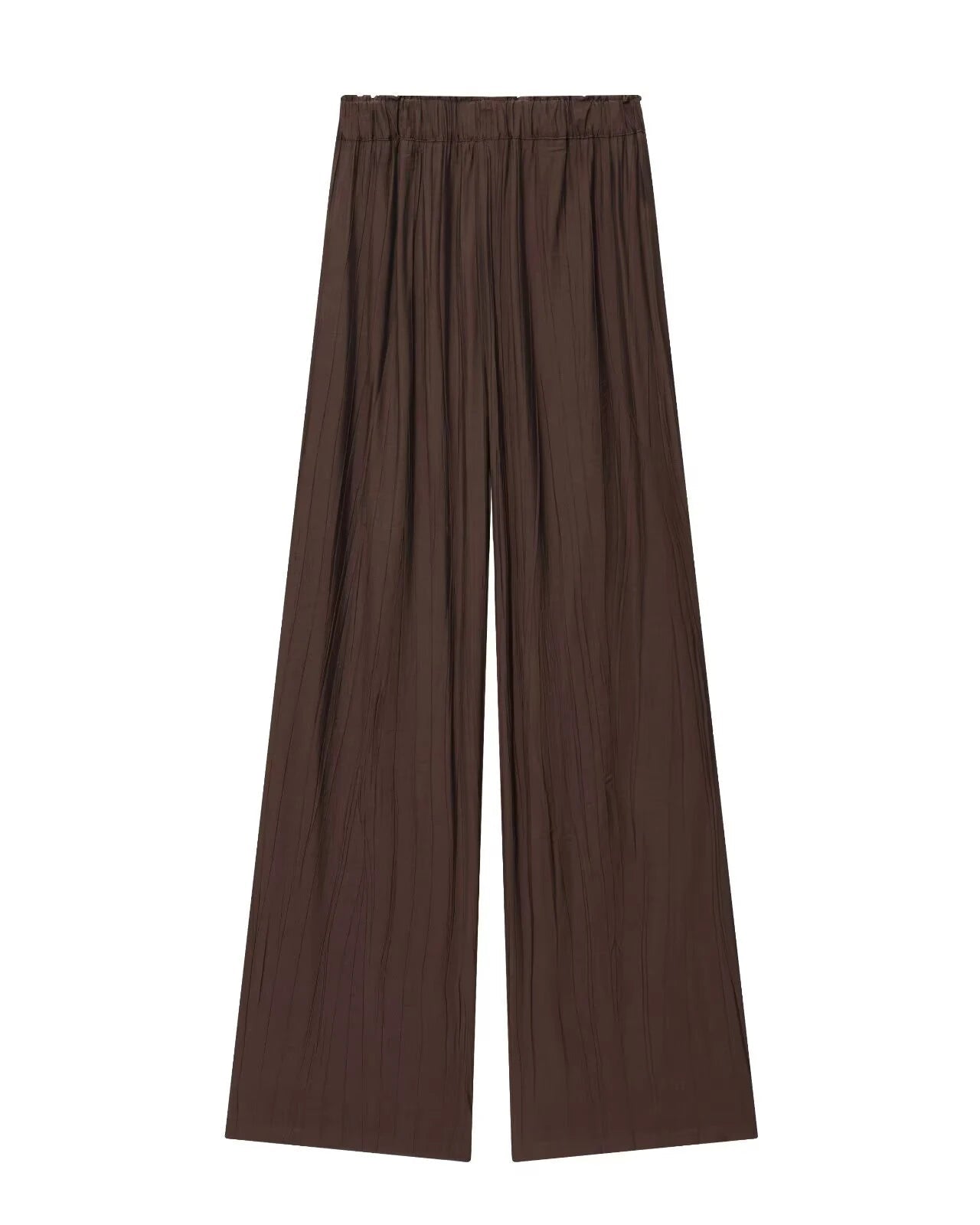 High-Waist Wide-Leg Ankle Pants