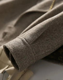 Wide Collar Wool Blended Short Coat