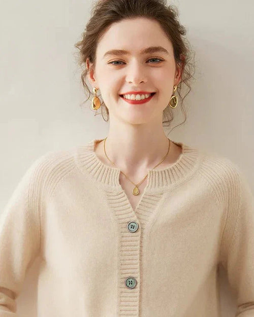 Cashmere Knitted Cardigan