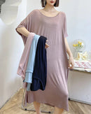 Cotton Modal Loose Short Sleeve Sleep Dress