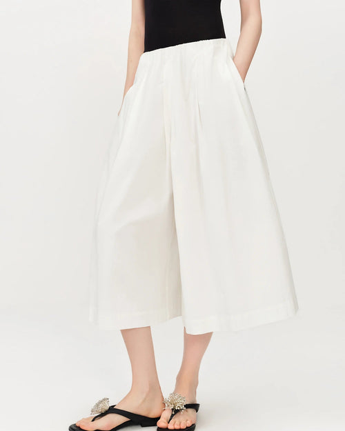 Pure Cotton Wide-Leg Casual Pants