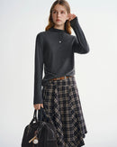 Antibacterial Soft-Touch Turtleneck Layering Top