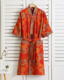 Cotton Double Gauze Japanese Kimono Robe
