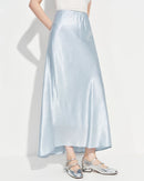 Elastic-Waist Flared Skirt