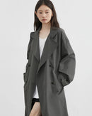 Belted Cotton Trench Coat Women's Outerwear
