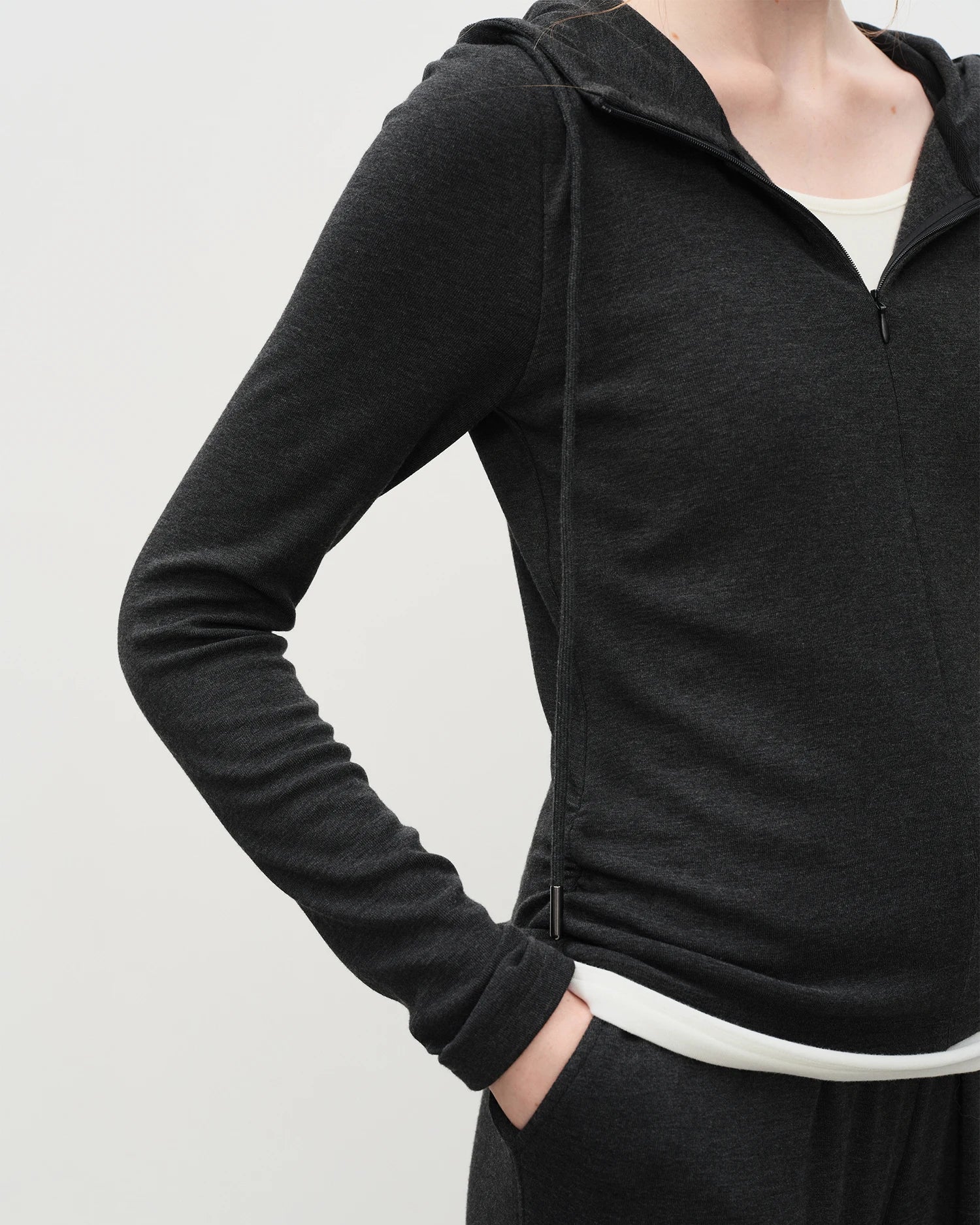 Hooded Knit Pullover Top