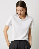 Silk-Cotton-Modal O-Neck Short Sleeve Tee