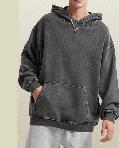 Cotton Loose Retro Thicken Hoodie