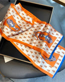 Printed Long Silk Scarf