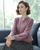 Mink Cashmere Knitted Pullover