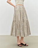 Flowy A-Line Midi Skirt