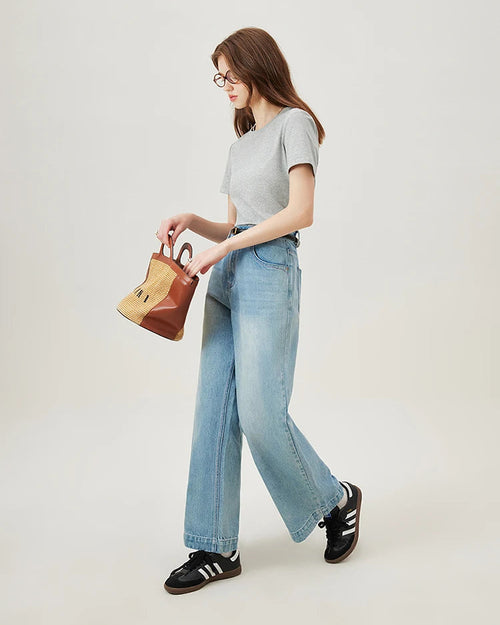 Classic High-Stretch Crew Neck T-Shirt