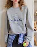 Loose-Fit Crewneck Cotton Sweatshirt
