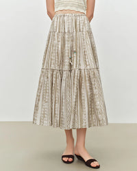 Flowy A-Line Midi Skirt