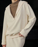 Hooded Loose Pullover Sweatshirt