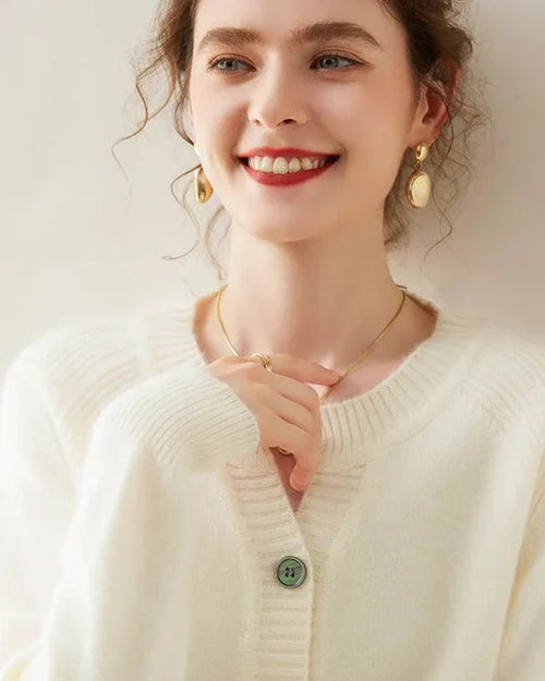 Cashmere Knitted Cardigan