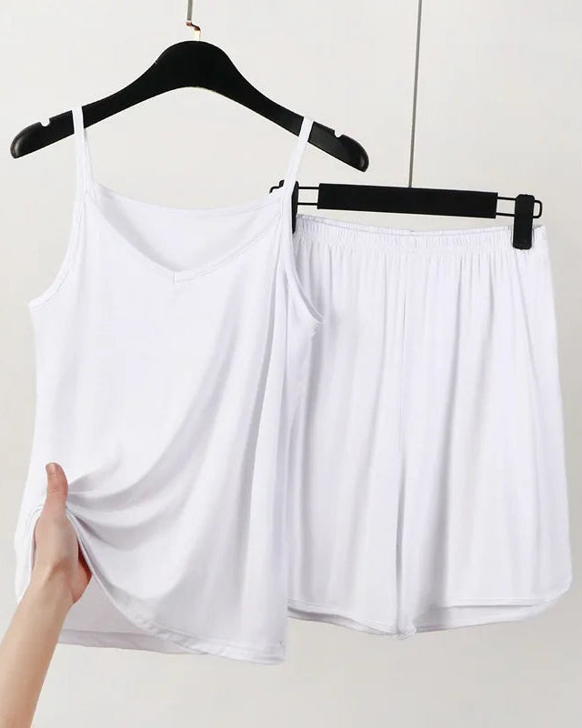 Plus Size Modal Sling Top & Shorts Pajama Set