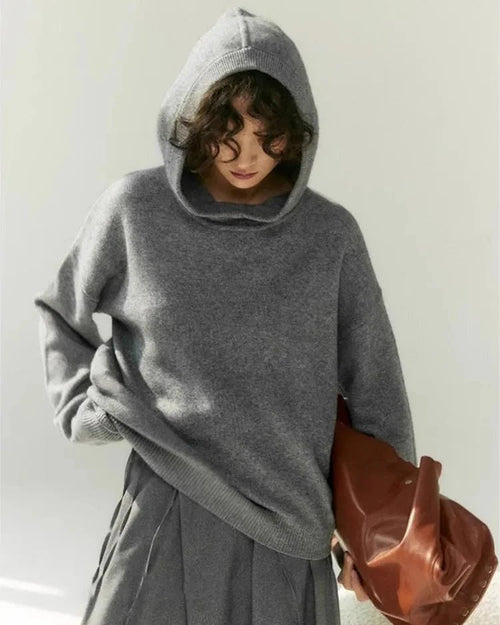 Base Knit Sweater Hoodies