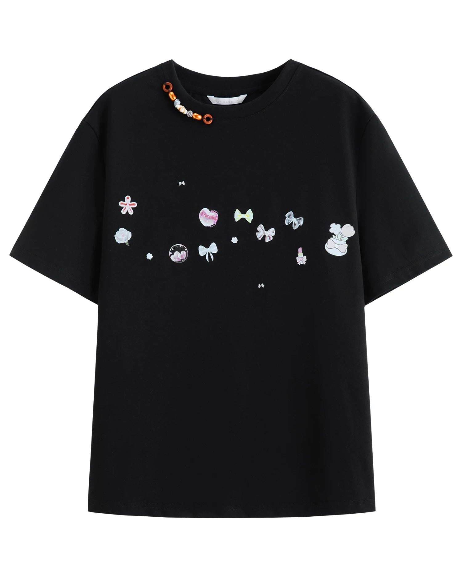 Loose-Fit Printed Short-Sleeve T-Shirt
