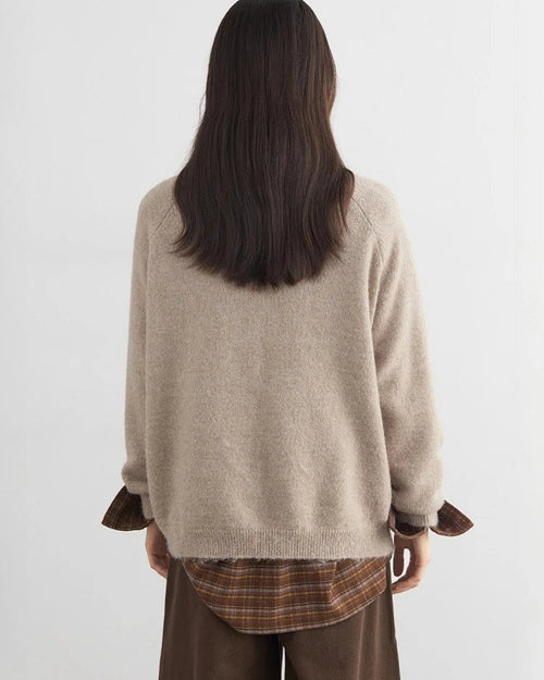Loose Casual O-Neck Knitted Pullovers