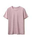 Silk-Cotton-Modal O-Neck Short Sleeve Tee
