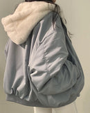 Oversized Double Sided Hooded Jacket