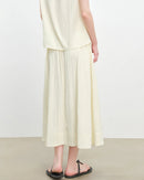 Stretch High-Waisted A-Line Maxi Skirt
