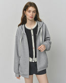 Loose-Fitting Drop-Shoulder Hooded Sweatshirt