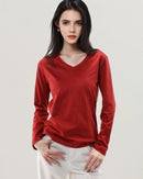 Crafted in a breathable silk-cotton-modal blend, this long-sleeve tee carries a softness that improves with every wear.
