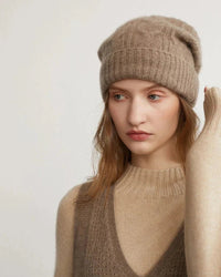 Basic 100% Cashmere Beanie