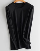 Soft Knit O-Neck Long Sleeve Top