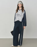 Loose-Fit Drop-Shoulder Sweatshirt With Letter Print