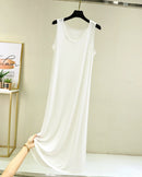 Modal Sleeveless Mid-Calf Sleep Dress
