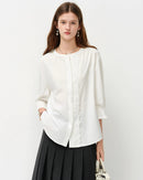 Women's Loose Lantern Sleeve Casual Shirt