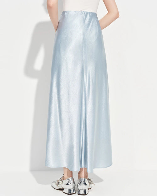 Elastic-Waist Flared Skirt