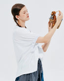 Floral Applique Knit Relaxed Tee
