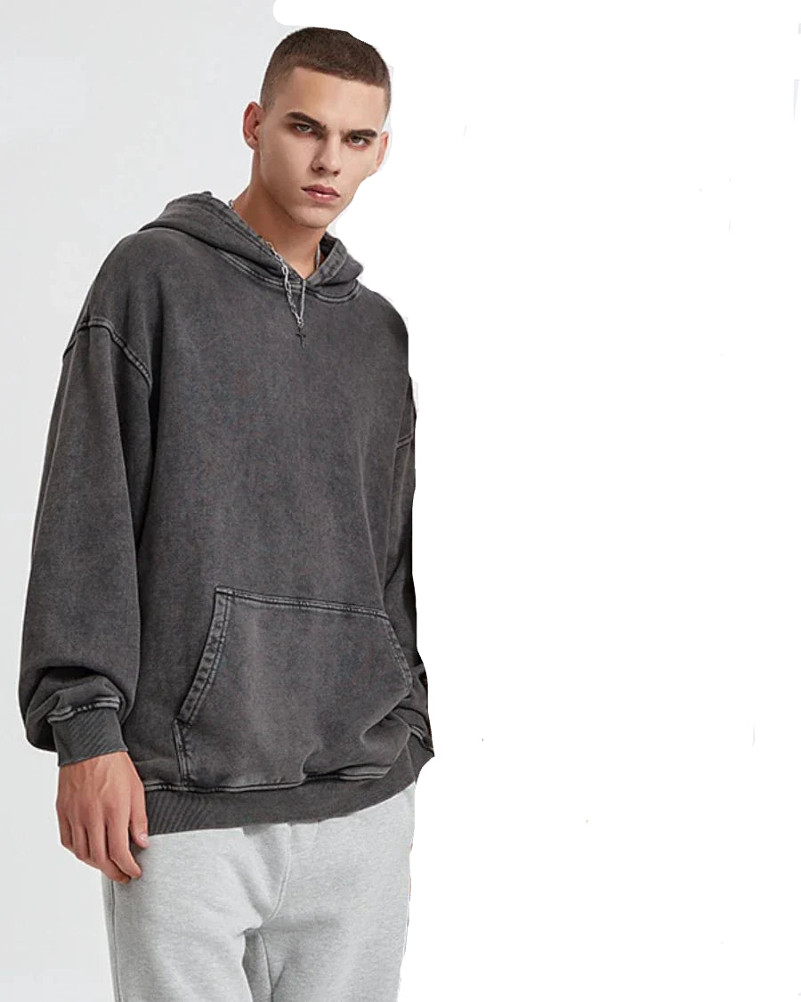 Cotton Loose Retro Thicken Hoodie