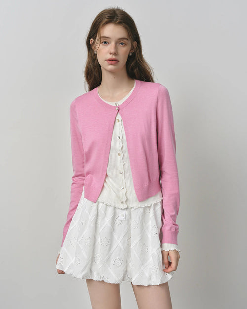 Women's Fake Two-Piece Cardigan