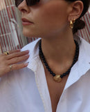 Cotton Minimalist Lapel Long-Sleeve Shirt