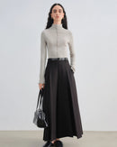 High-Waisted Pleated Wide-Leg Pants