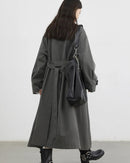 Belted Cotton Trench Coat Women's Outerwear