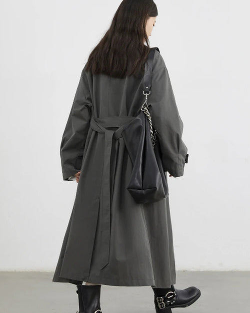 Belted Cotton Trench Coat Women's Outerwear
