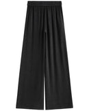High-Waist Wide-Leg Knit Pants